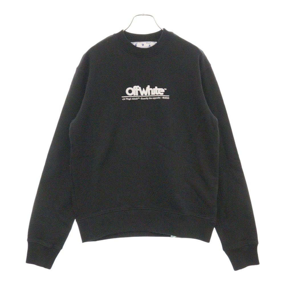 OFF-WHITE (オフホワイト) 23SS ロゴ刺繍 スウェット クルーネック  