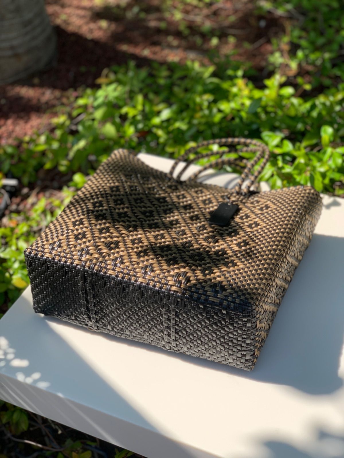 メルカドバッグ ゴールド|ブラック