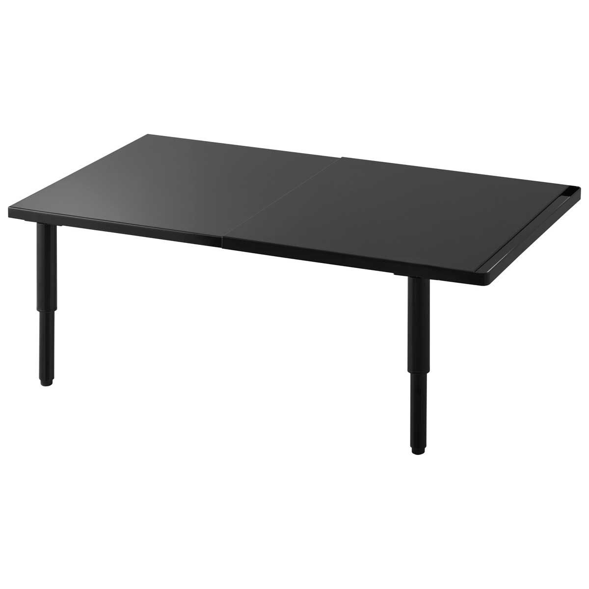 食洗機台 山崎実業 tower タワー カウンターに載せられる伸縮食洗機ラック ハイタイプ 5306 ブラック SPORTUS 沖縄発送不可