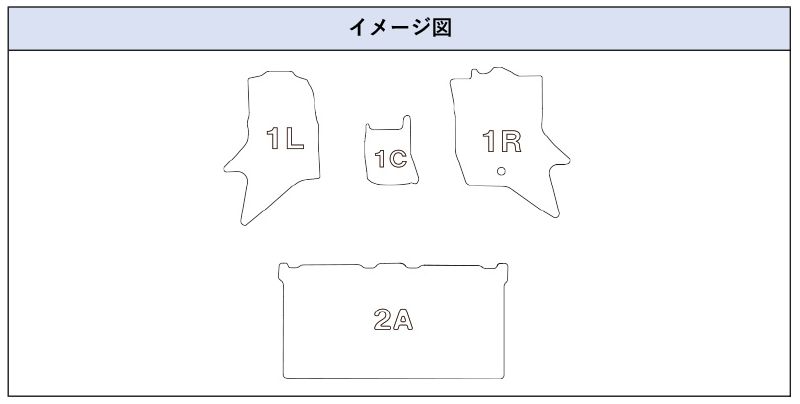 用立体フロアマット ラバータイプ