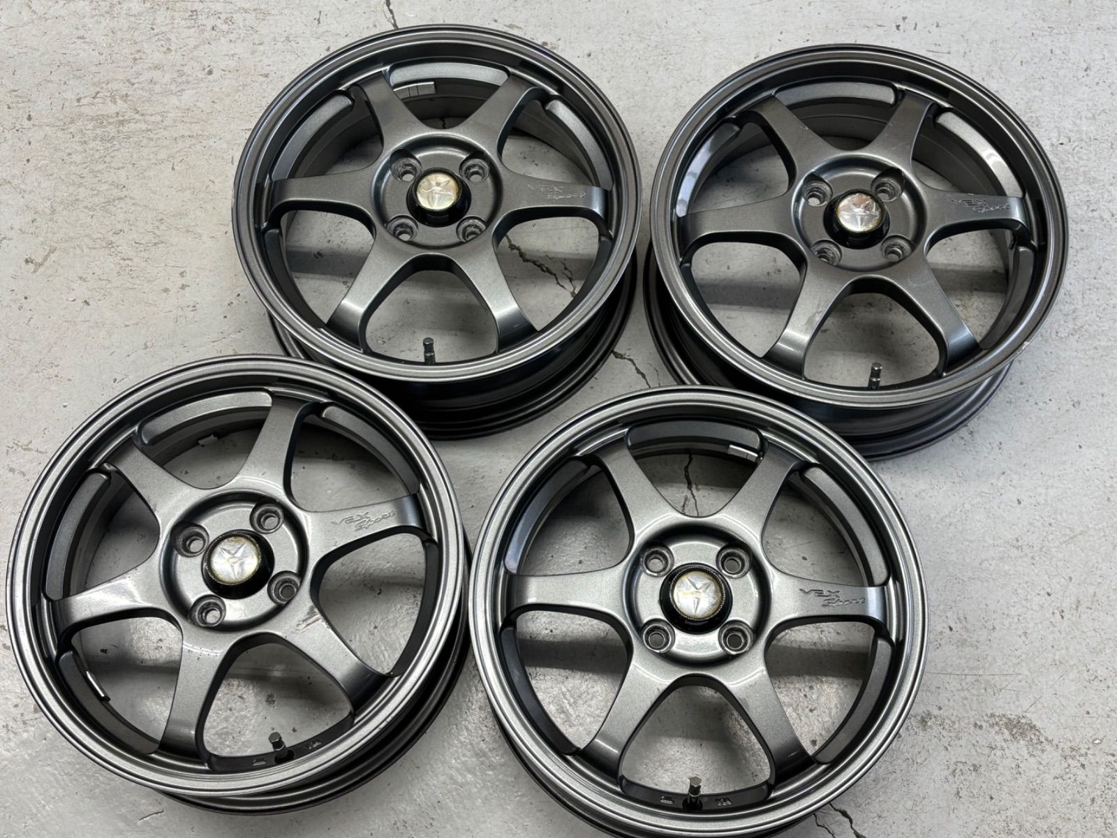 インターミラノ VEX sport ベックススポーツ 15インチアルミ 15×5j 4穴-100 軽自動車