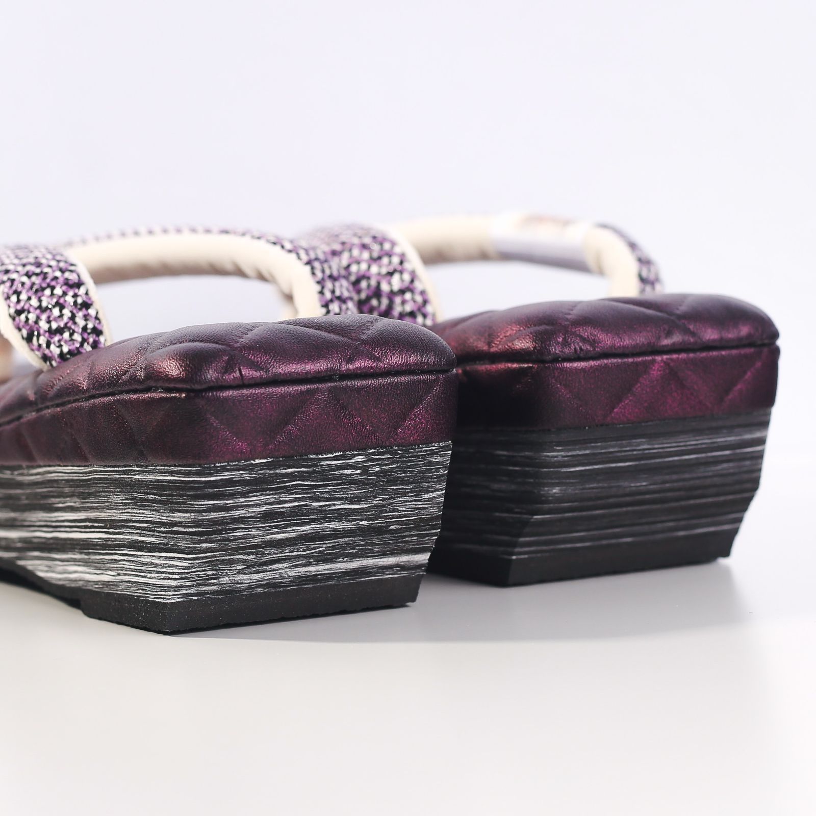 パープル キルティング