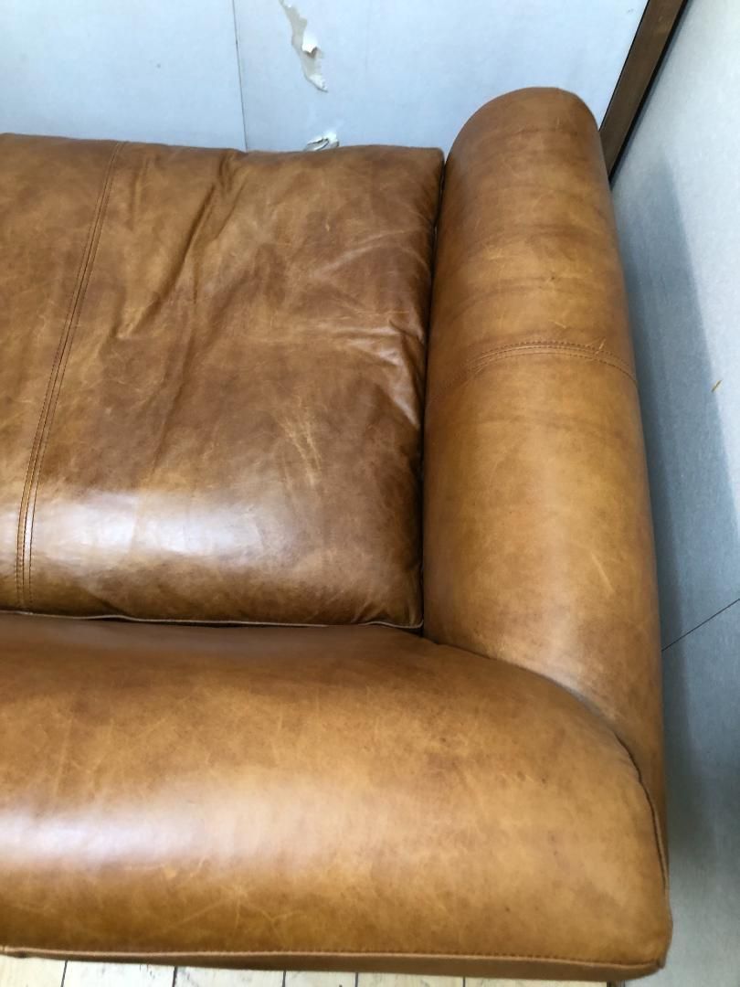 英国ヴィンテージレザー フェザー