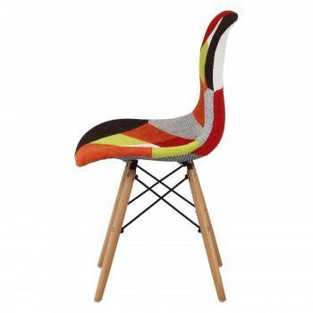 パッチワークシェルチェア RD