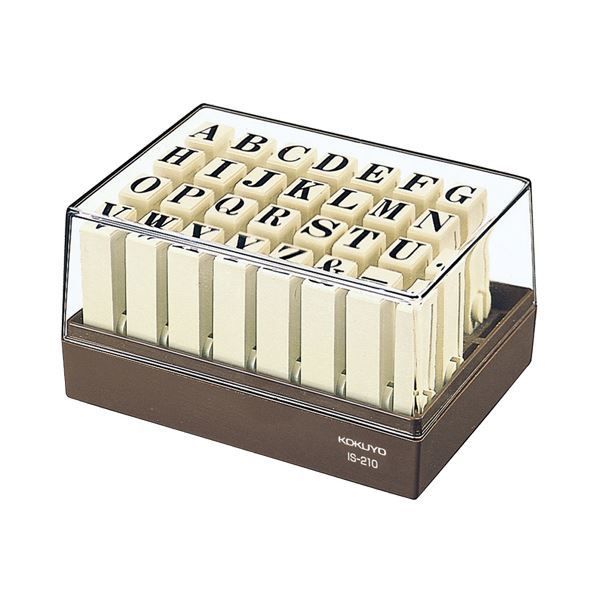コクヨ エンドレススタンプ 英字セット 初号 IS-210 1個