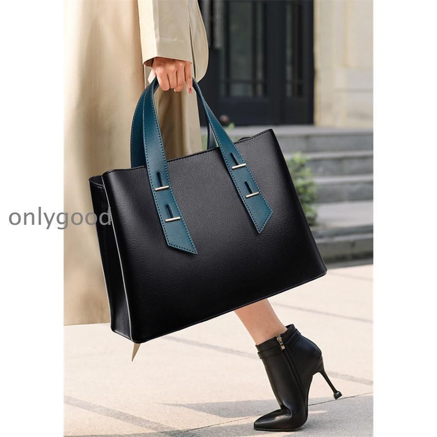 トートバッグ レディース ショルダーバッグ 薄い レザー 大きめ 通勤 バッグ おしゃれ 大容量 ビジネスバッグ ファスナー付き TOTEBAG