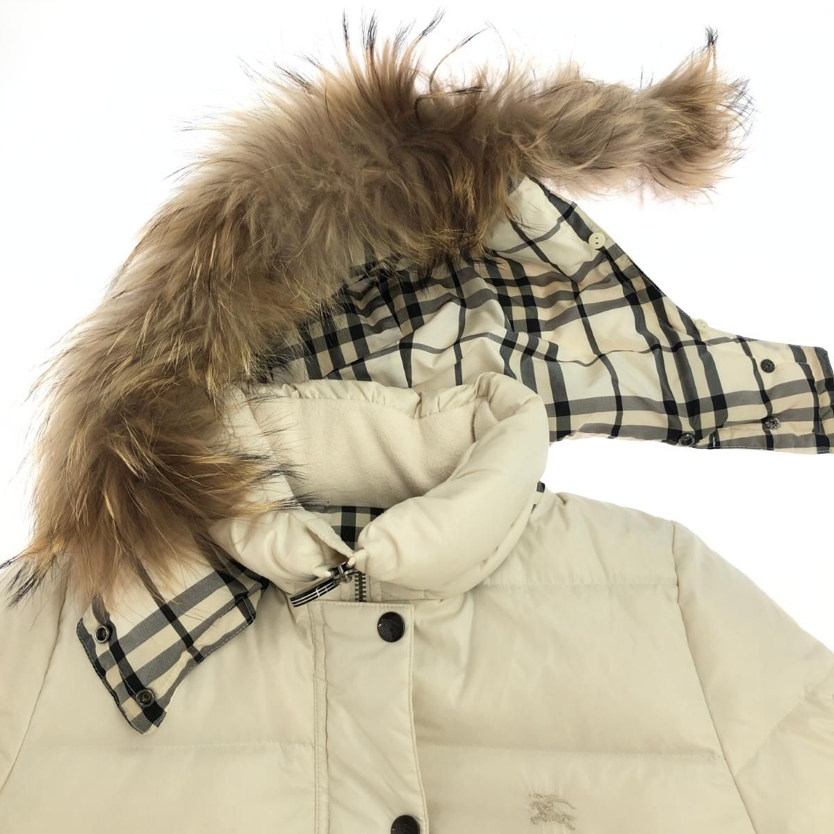 BURBERRY BLUE LABEL ダウンジャケット ホワイト 【公式通販】