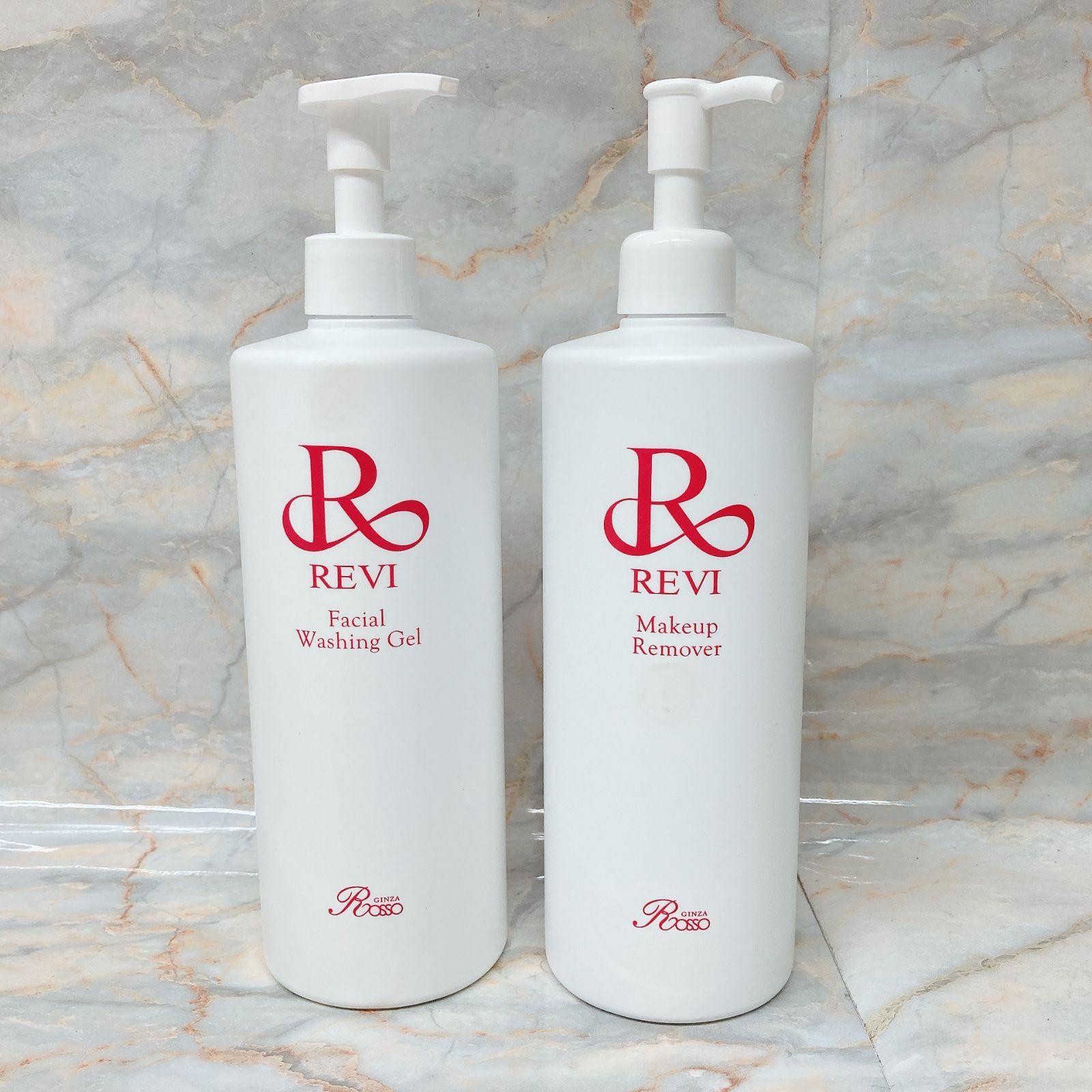 REVI ルヴィ ウォッシングジェル 洗顔料 メイクアップ リムーバー 化粧落とし 2本セット まとめ売り GINZA ROSSO 銀座ロッソ 01-0236