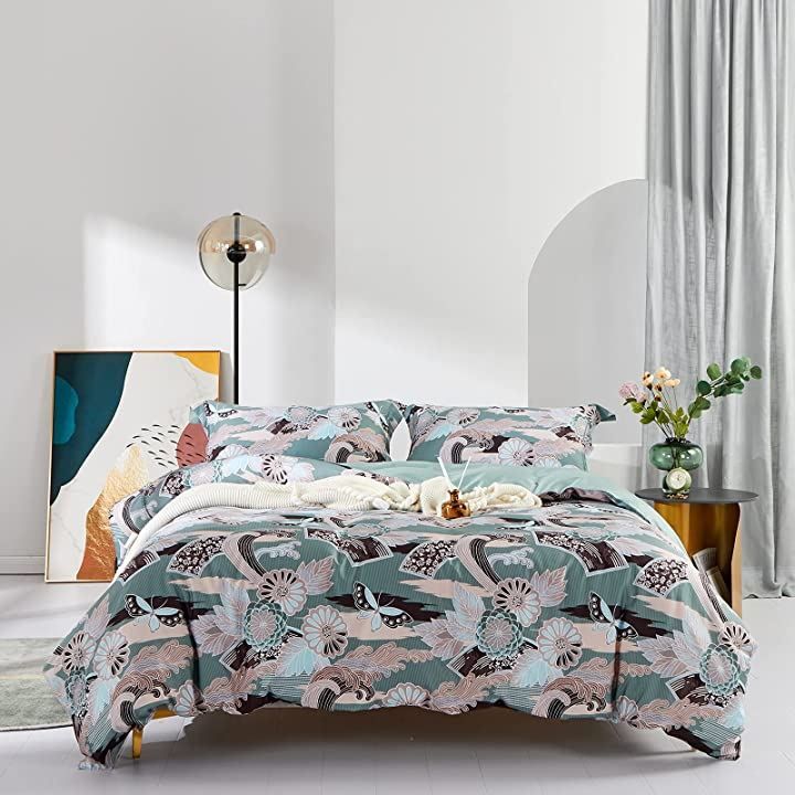 Finlayson ムーミンパパ コミック絵柄の布団 枕カバー150×210cm 寝具