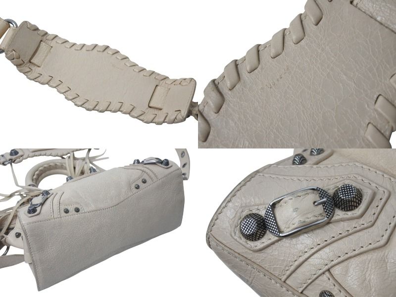 国内即発【BALENCIAGA】Neo Cagole XS 700940 ベージュ×SV金具 極美品 BALENCIAGA バレンシアガ ショルダーバッグ NEO CAGOLE