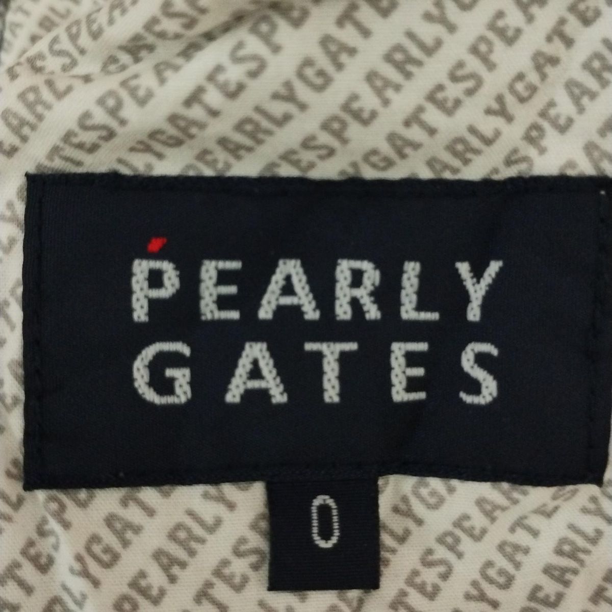 PEARLY GATES パーリーゲイツ ミニスカート サイズ0 XS レディース - ダークネイビー×黒×白 ドット柄 SIROKUMA-CORPORATION_COM