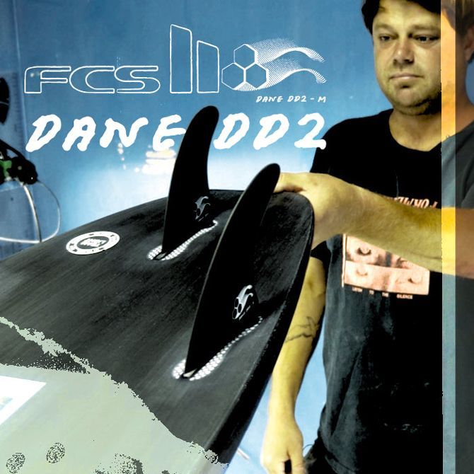 NEW MODEL＜新品・送料込み＞ FCS2 DANE DD2 フィン　L FCS 25 FCS2 フィン CI Dane Reynolds DD2 PG ダンプスターダイバー2