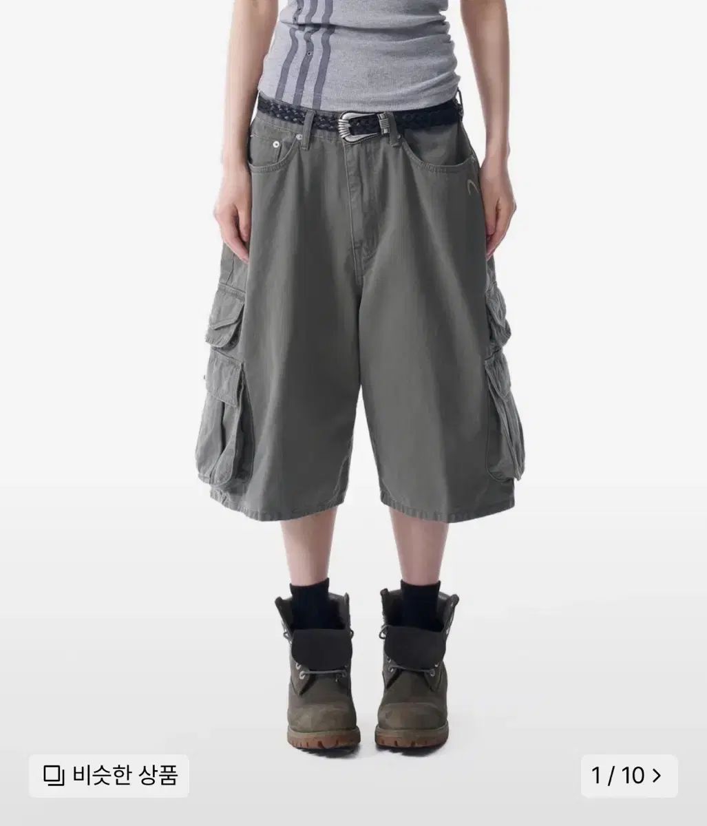 アーカム 半ズボン Cotton Bermuda Cargo Pants Khaki