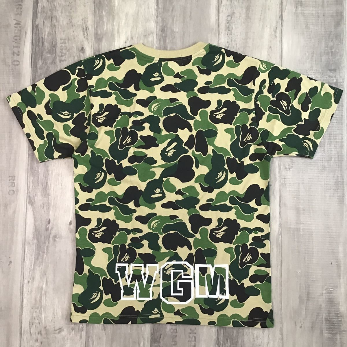 ☆美品☆ ABC camo green シャーク Tシャツ Sサイズ a bathing ape BAPE エイプ ベイプ アベイシングエイプ  shark ABCカモ 迷彩 WGM - メルカリ