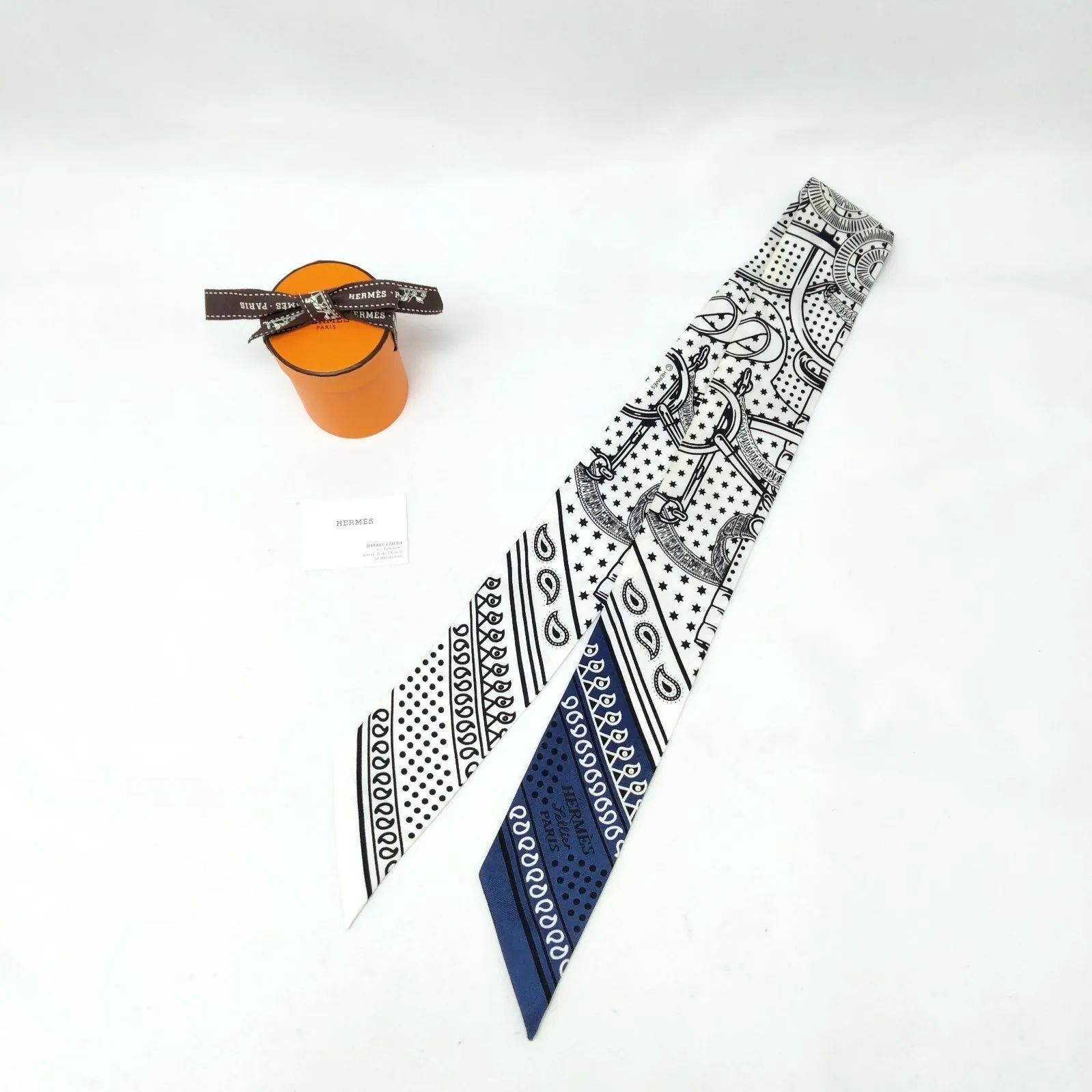 HERMES エルメス PLUMES プリュム 羽根 カレ45 プチカレ スカーフ