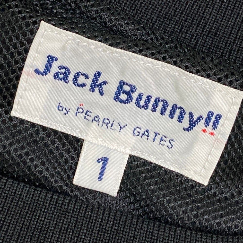 サイズ：1 JACK BUNNY ジャックバニー  裏メッシュ半袖スニードジャック  ブラック系 [240101472716] ゴルフウェア レディース ストスト サイズ：1 JACK BUNNY ジャックバニー 裏メッシュ半袖スニード