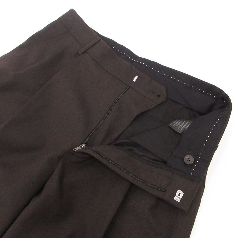 その他ボトムス ウール2タックスラックス