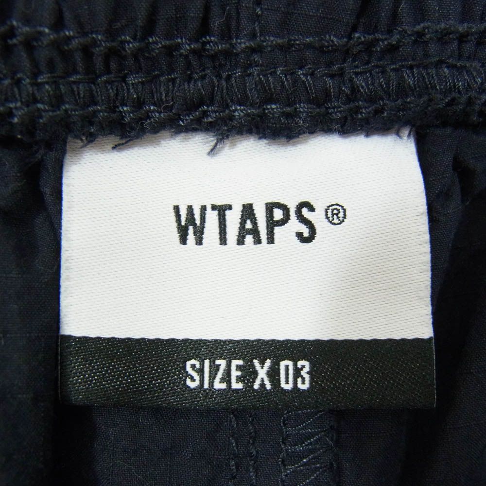  WTAPS ダブルタップス 24 SS 241 CWDT-PTM 07 SHORTS NYCO. RIPSTOP. CORDURA コットン ナイロン ショーツ ハーフパンツ ダークネイビー系 03 ショートパンツ ハーフパンツ パンツ