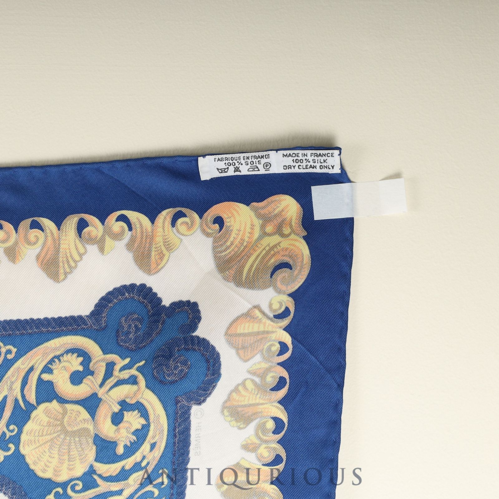 エルメス スカーフ カレ90 白い馬に乗ったルイ14世 SILK100