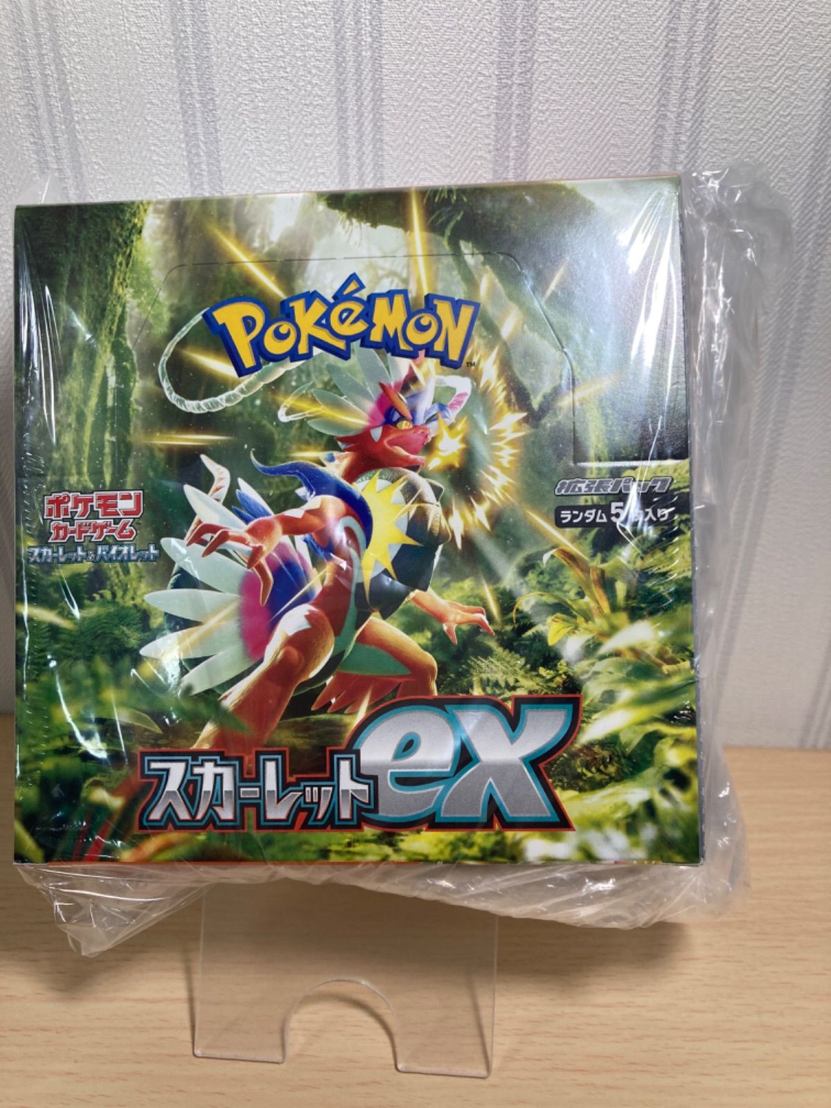 ポケモンカード スカーレットex BOX 未開封 シュリンク付き - メルカリ