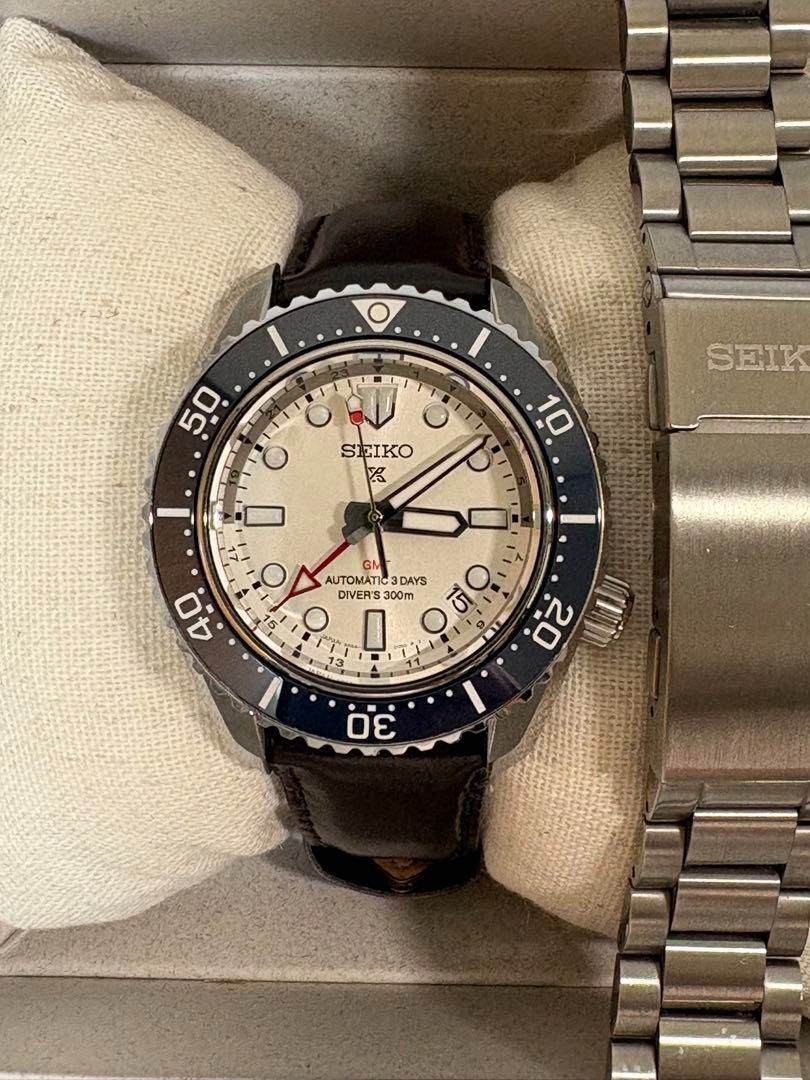 【極美品】SEIKOプロスペック SBEJ029 ダイバー 純正革ベルト付き SEIKOプロスペック SBEJ029 ダイバー 純正革ベルト付き【極美品