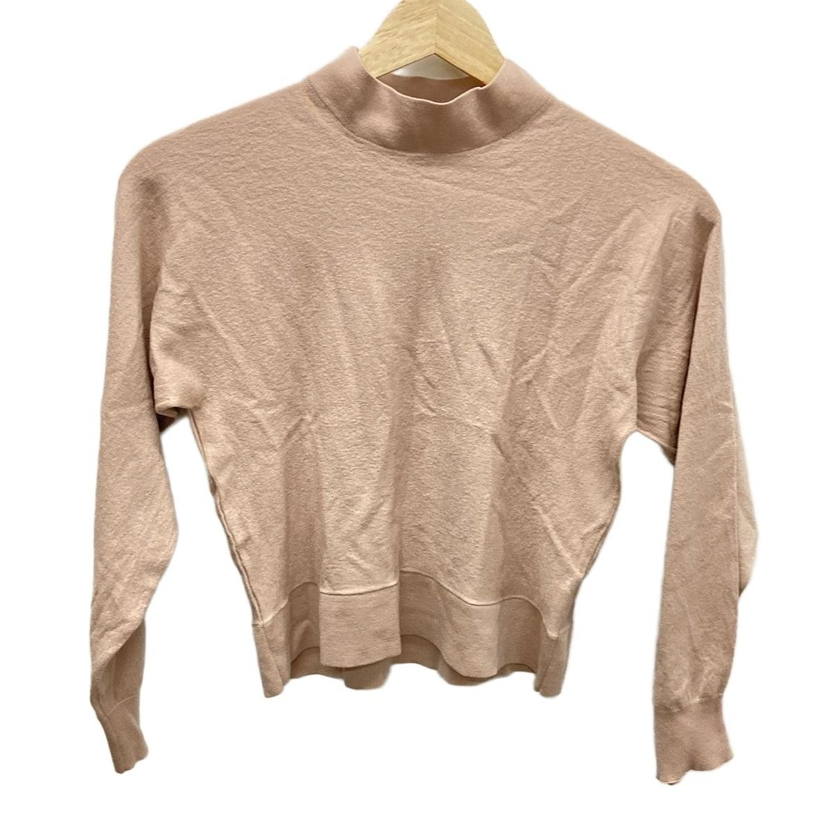 theory(セオリー) 長袖セーター サイズS レディース - ピンクベージュ  