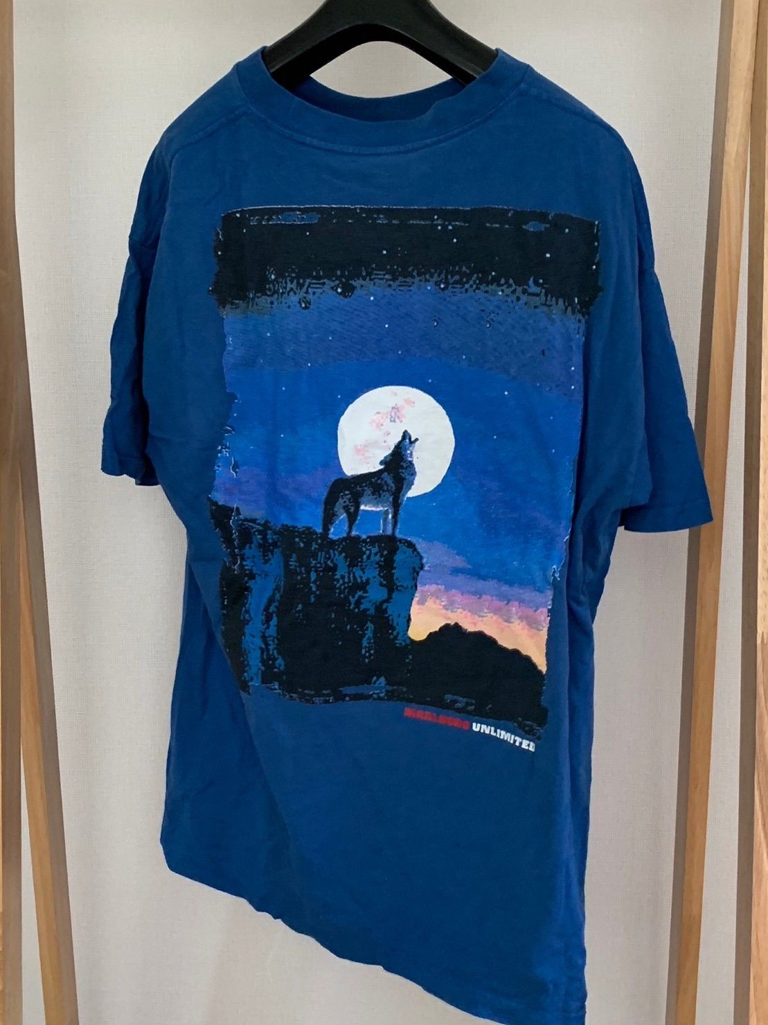 マルボロ　Tシャツ　コヨーテ　青 90's marlbolo コヨーテ 青 マルボロ Tシャツ | usedselect JA