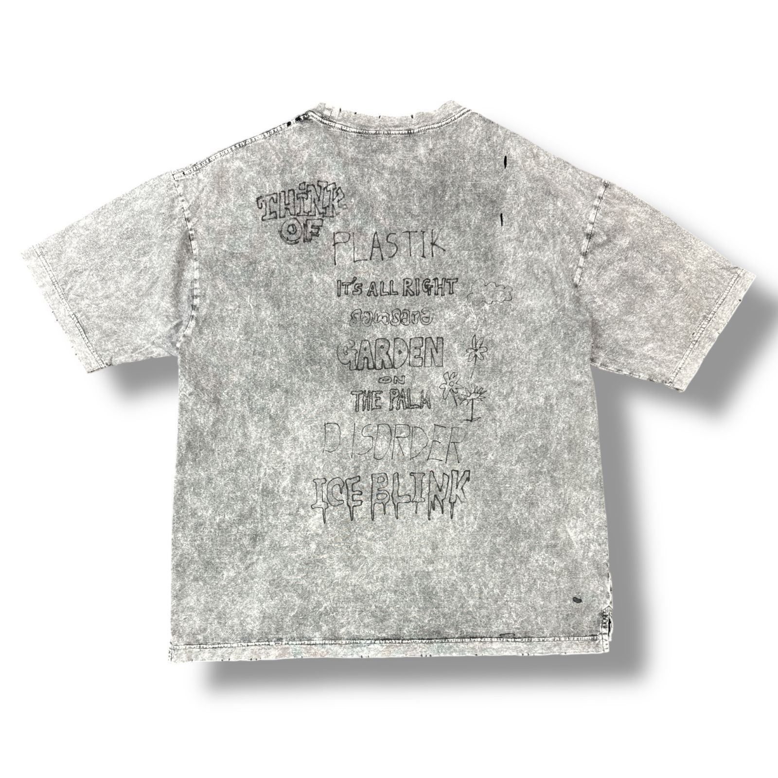 Maison MIHARA YASUHIRO 24AW BLEACHED TEE ブリーチTシャツ キャット