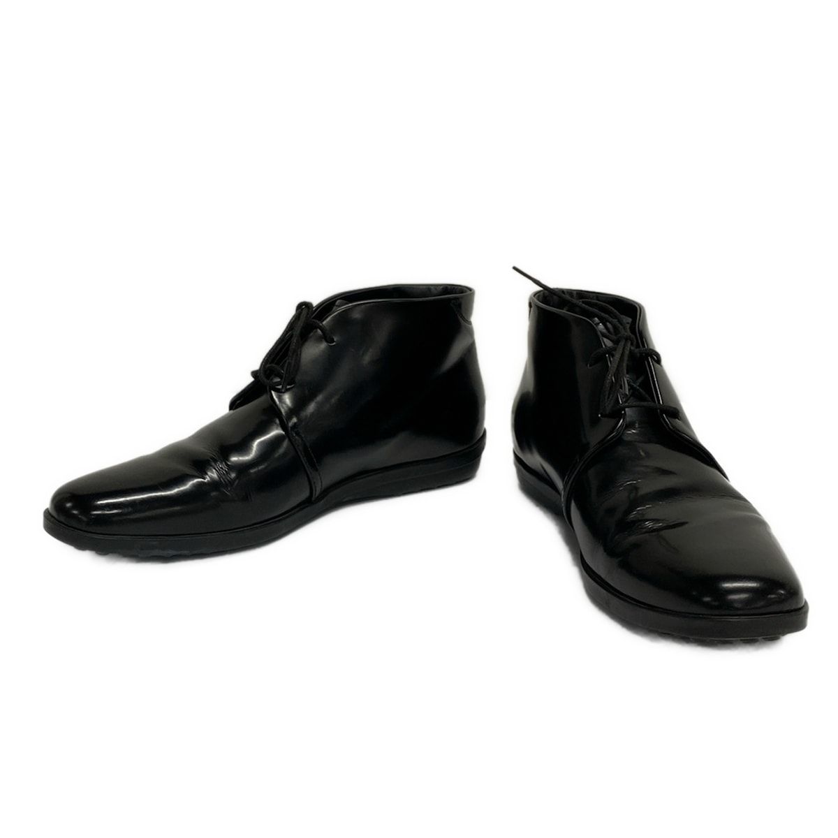 TOD S トッズ ショートブーツ 35 1|2 レディース - 黒 レザー