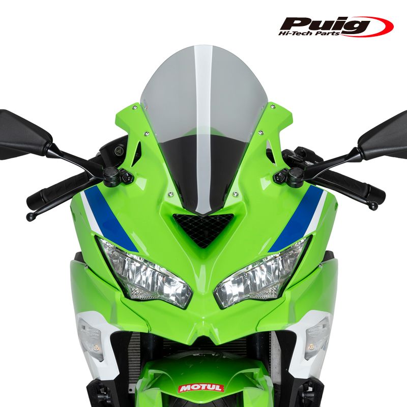 Puig 22468H R-RACER SCREEN [SMOKE] KAWASAKI ZX-4R/ZX-4RR NINJA(24