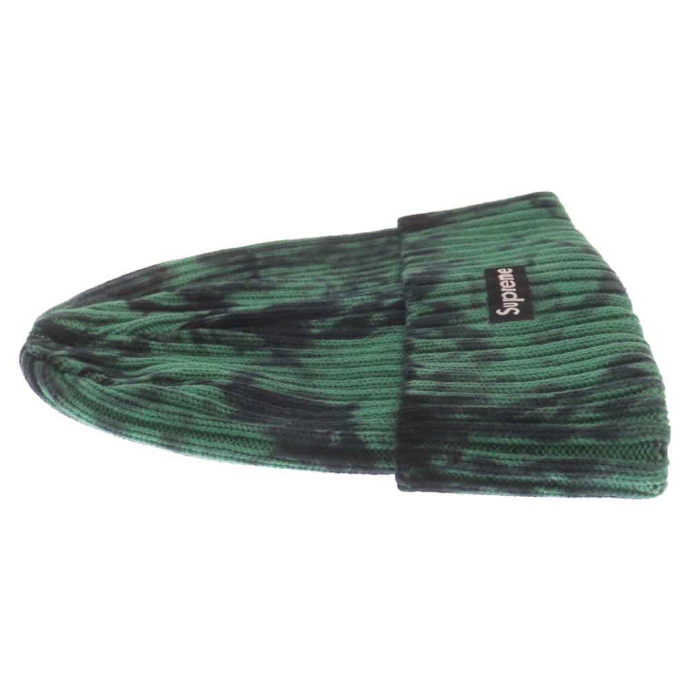 SUPREME (シュプリーム) 24SS Overdyed Beanie Splatter Green