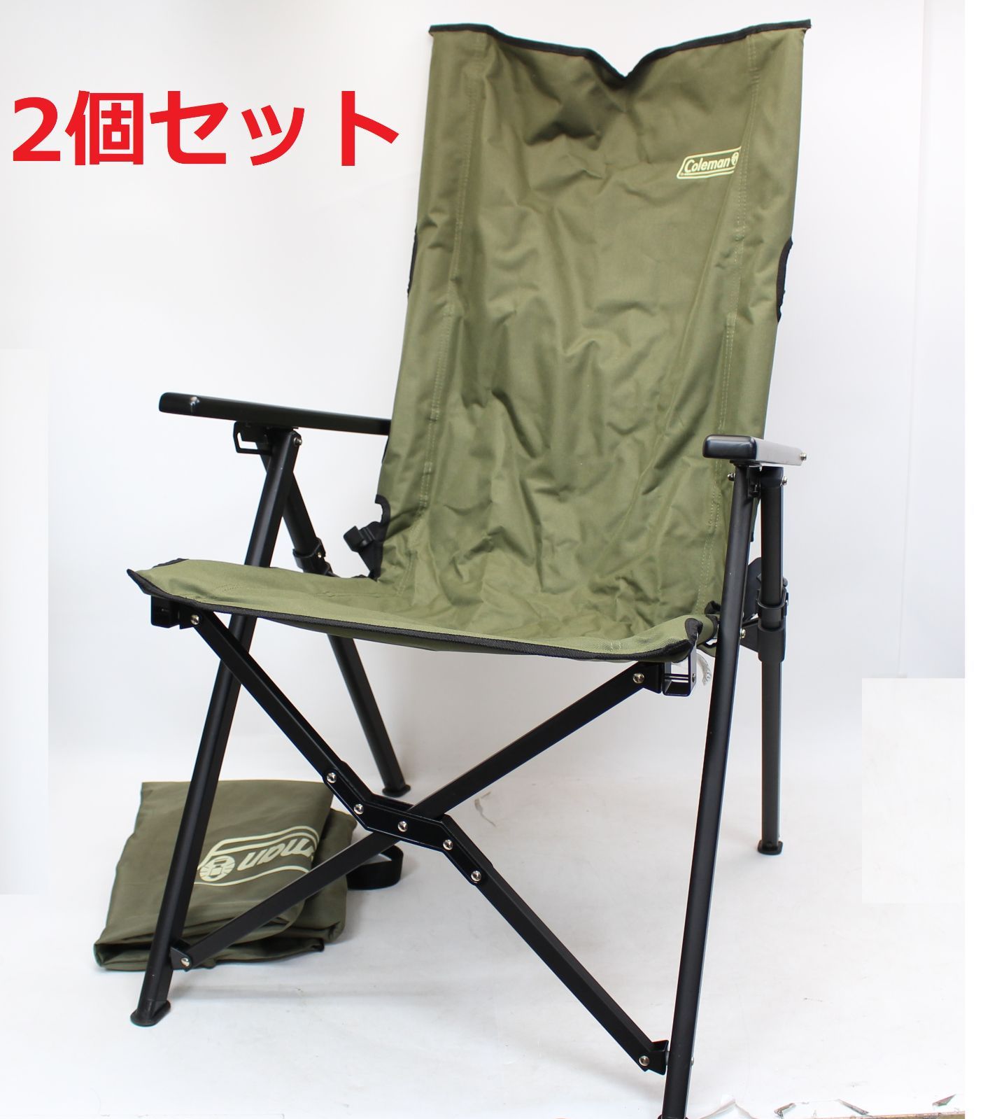 コールマン／Coleman レイチェア 2点セット オリーブ アウトドア
