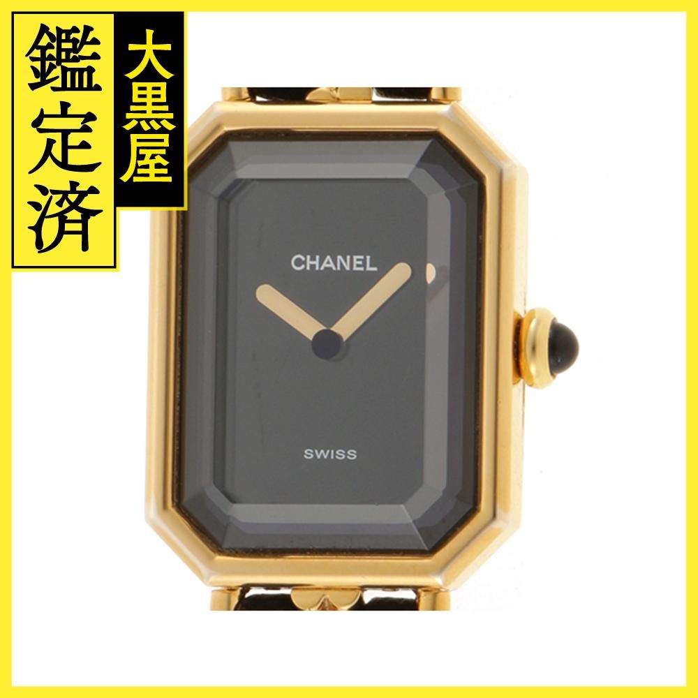 CHANEL シャネル プルミエールM H0001 クオーツ GP/革 レディース ...