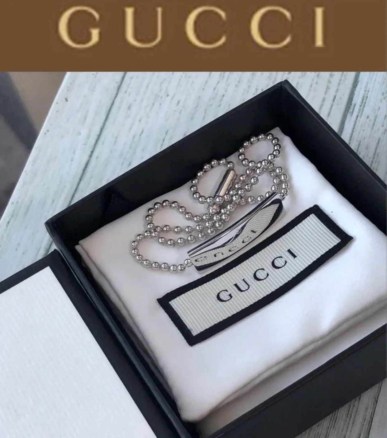 入荷中 極美品 新品仕上げ GUCCIグッチ ネックレス チョーカー