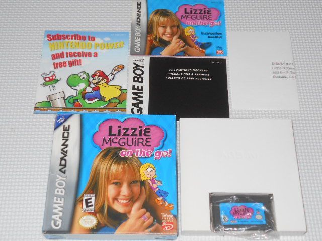 GBA☆LIZZIE McGUIRE on the go 海外版北米版端子清掃済☆箱付・説明 