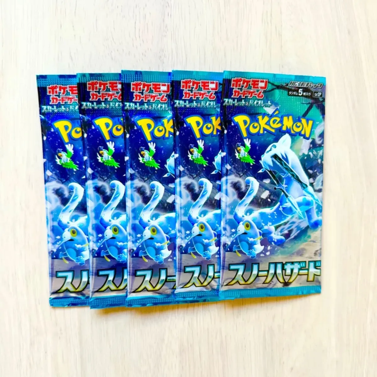 入手困難】ポケモンカード スノーハザード 未開封パック 5パック