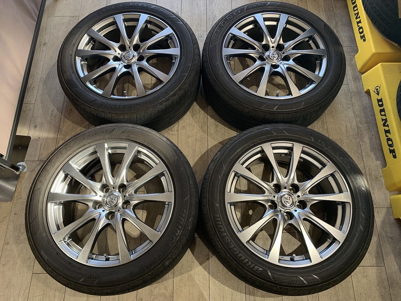 TRG 14インチ ホイールタイヤセット T.R.G.-8 14インチ アルミホイール 