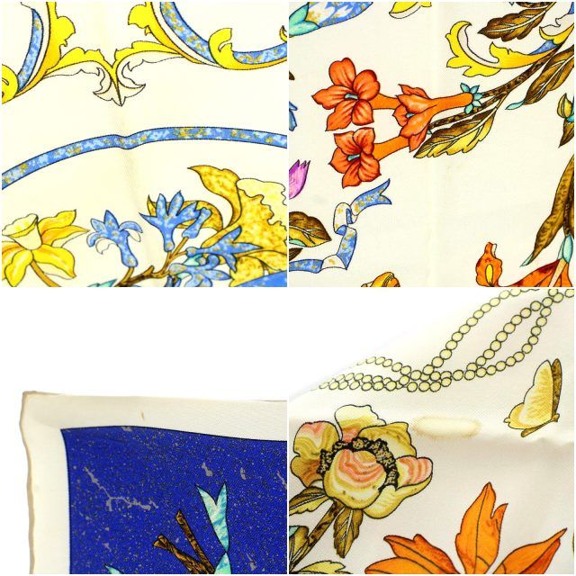 HERMES エルメス カレ90 スカーフ 東洋の石と西洋の石細工 エルメス HERMES カレ90 PIERRES D' ORIENT ET D' OCCIDENT 東洋