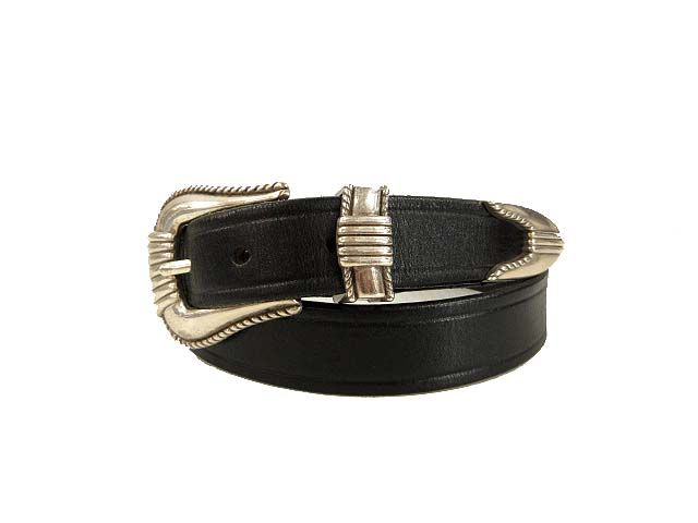 tory leather 3pieceシルバーバックルベルトUSA製 ウエスタン TORY LEATHER トリーレザー 3-Piece Silver Buckle Belts 3ピース