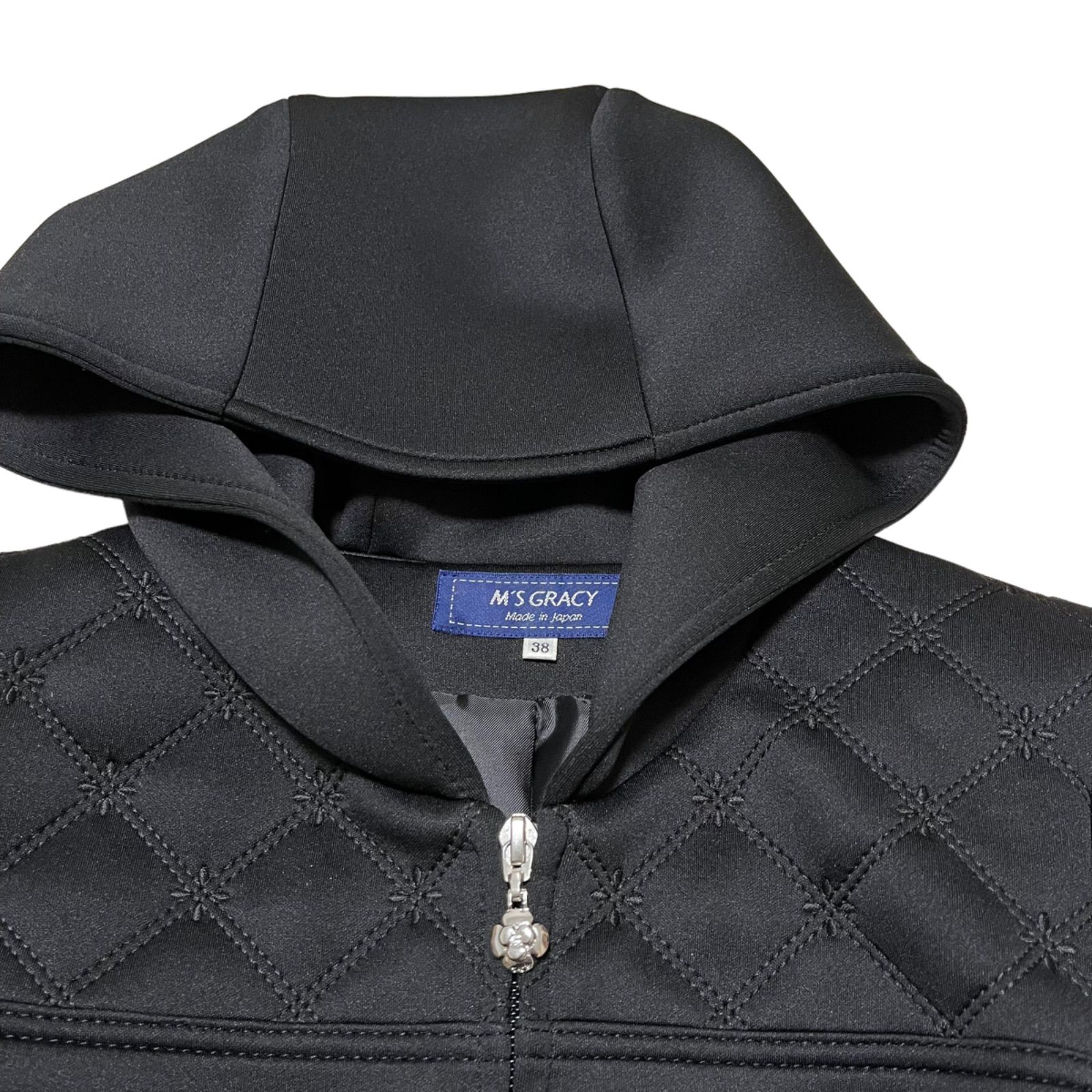 M'S GRACYエムズグレイシー ボンディング ぺプラム フレアコート