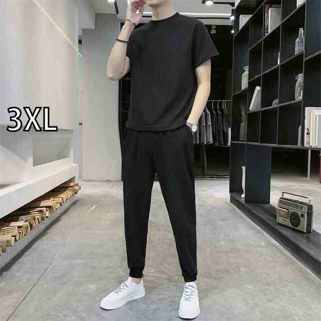 [3XL]春 コーデ メンズ 用 服 シンプル ファッション オシャレ 大人 かっこいい 紳士服 スポーツ カジュアル ブラック  カジュアル 通勤スタイル 重ね着コーデ ゆったりシルエット 着 デイリー