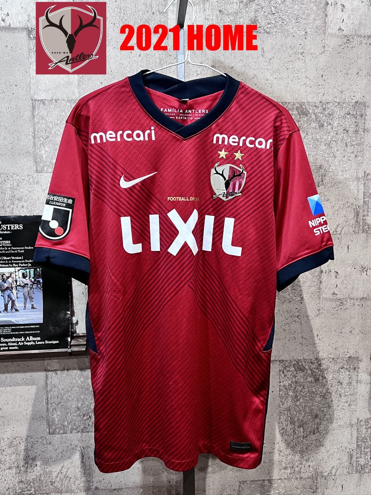 タイムセールあり　NIKE 鹿島アントラーズ 　2021 ユニフォーム　XL タイムセールあり NIKE 鹿島アントラーズ 2021 ユニフォーム XL