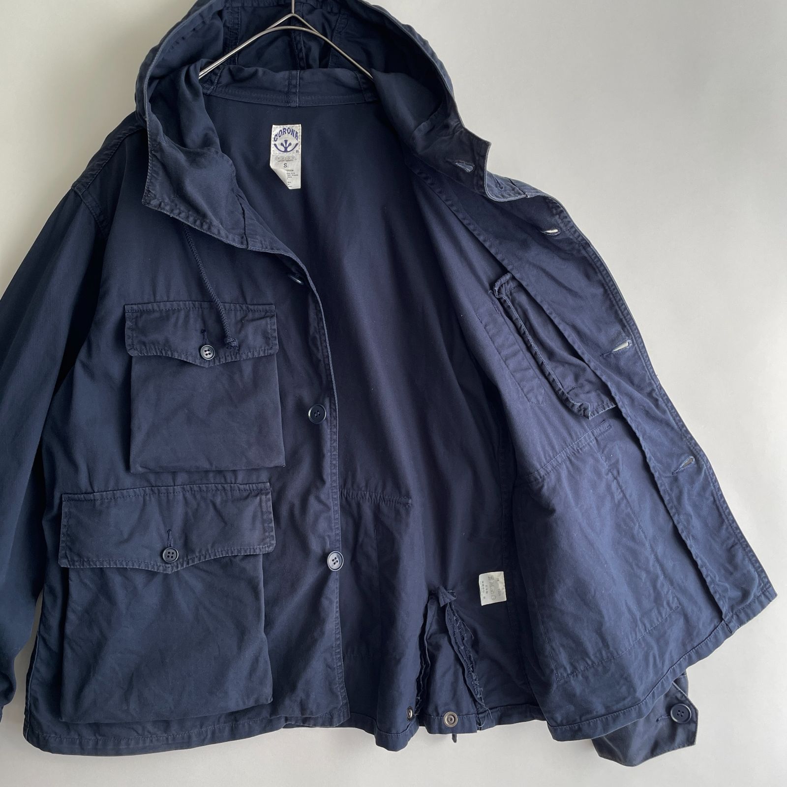 THE CORONA UTILITY size/S (ic) コロナ ユーティリティ ハンティングジャケット マウンテンパーカー ワーク ゲーム  ネイビー JACKET - メルカリ