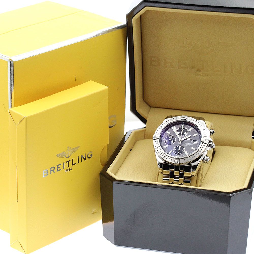 ブライトリング BREITLING A13356 クロノマット エボリューション デイト 自動巻き メンズ き_896096