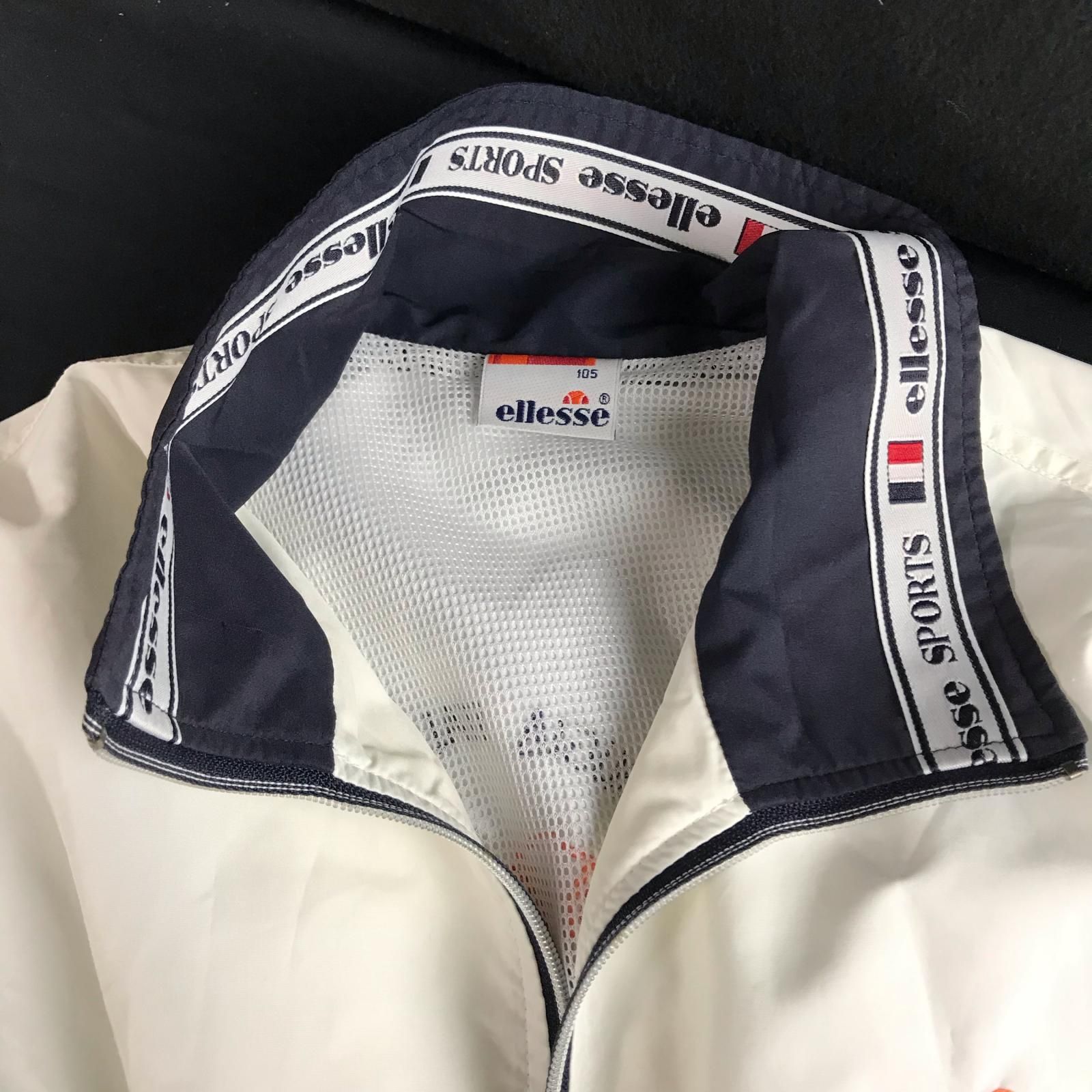 ellesse【エレッセ】ウインドブレーカー/上下セットアップ【メンズL/白