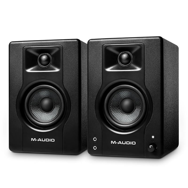 M-Audio モニタースピーカー アクティブスピーカー pc スピーカー ゲーミング 音楽制作 RCA入力端子 L|Rペア 120W 3.5インチ BX3 1
