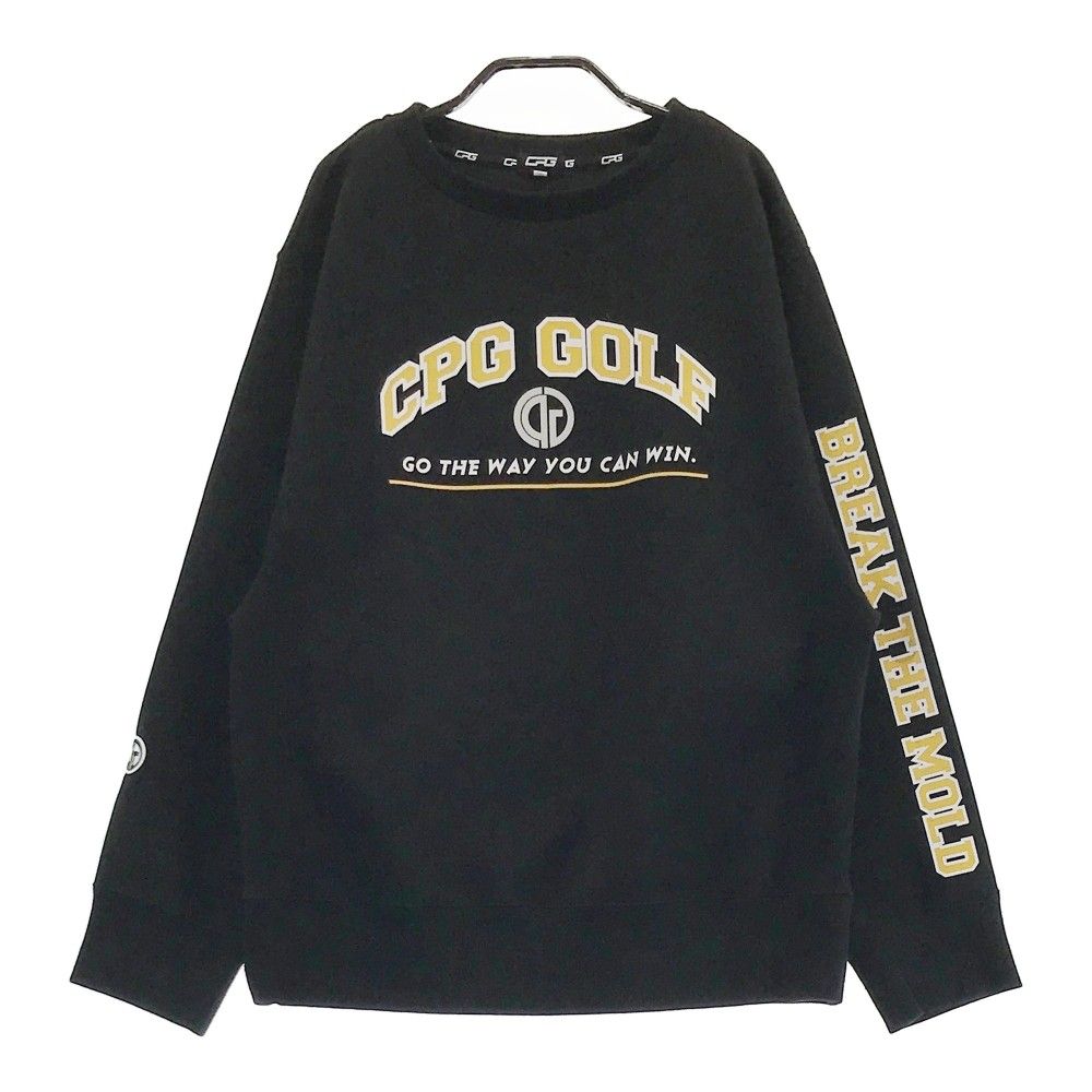 サイズ：3 CPG GOLF シーピージーゴルフ  ダンボールニット 切替 トレーナー  ブラック系 [240101376368] ゴルフウェア レディース ストスト サイズ：3 CPG GOLF シーピージーゴルフ ダンボールニット 切替