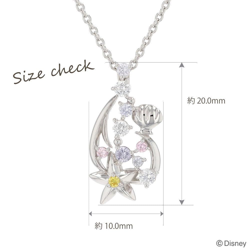 数量 ディズニー Disney リトル マーメイド シルバー ペンダント ネックレス キュービックジルコニア VPCDS20133