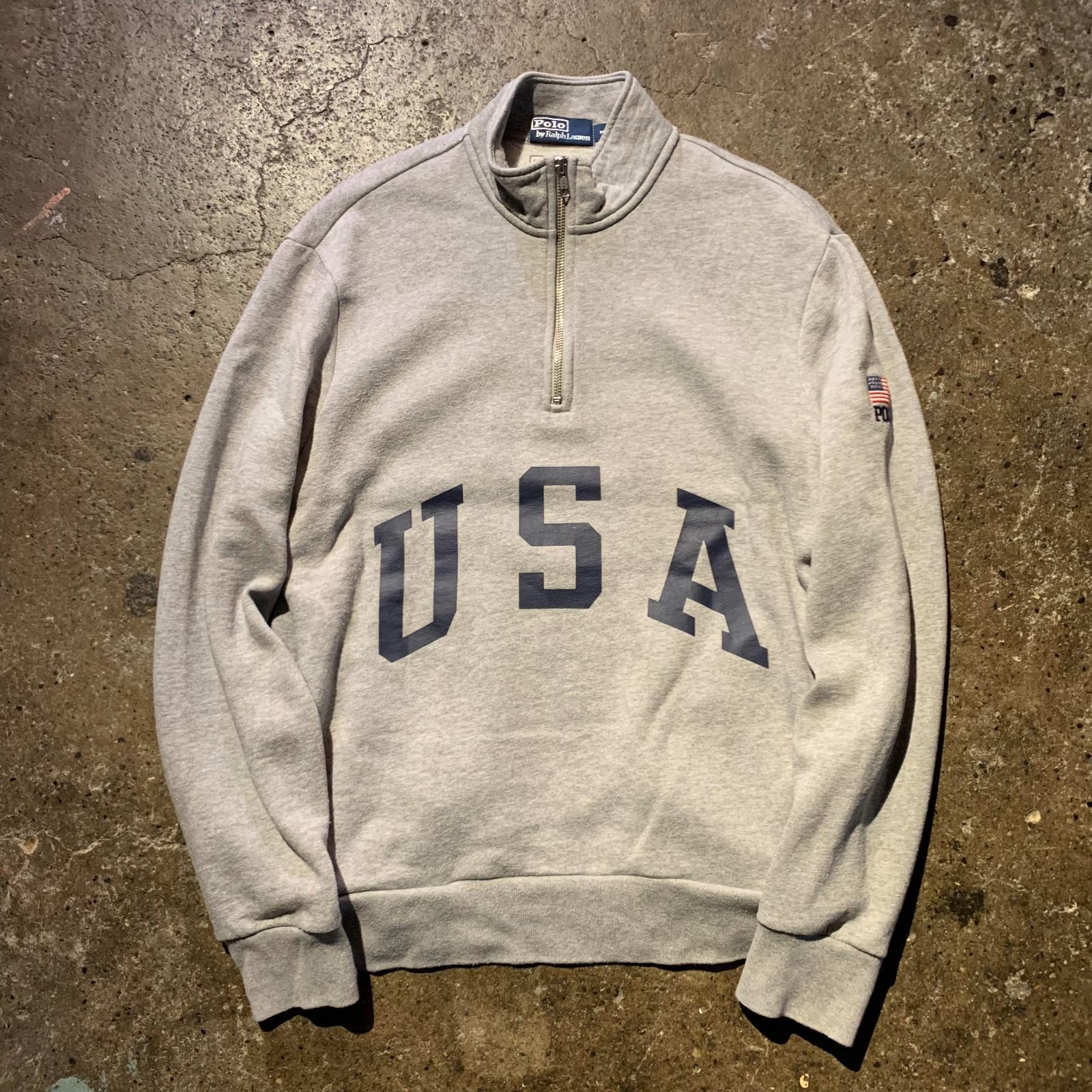 【クリーニング済】ロンハーマン Polo Ralph Lauren スウェット ロンハーマンが「ポロ ラルフ ローレン」別注のクルーネック