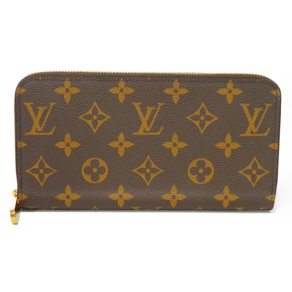 LOUIS VUITTON ルイ・ヴィトン ジッピーウォレット マロン ブラウン パープル 新型 ラウンドファスナー ロングジップウォレット  ロングウォレット 現行 RFID ICチップ モノグラム フューシャ 長財布 M41895 - メルカリ